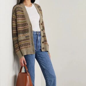 Re/Done 90s Wool Blend Cardigan